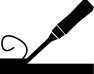 An image of a chisel