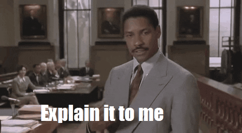 A gif, asking for an explanation.